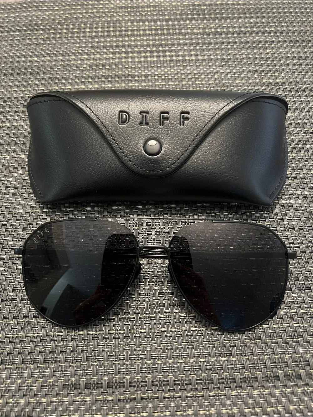 Diff Eyewear Dash Polarized Aviator Sunglasses